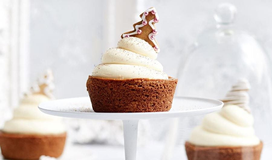 recipe image Gingerbread eggnog cups