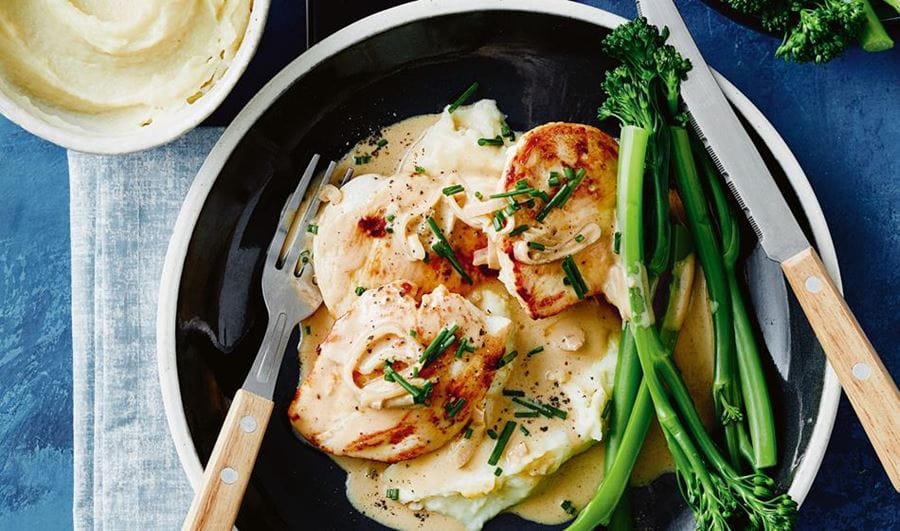 Chicken diane Flora