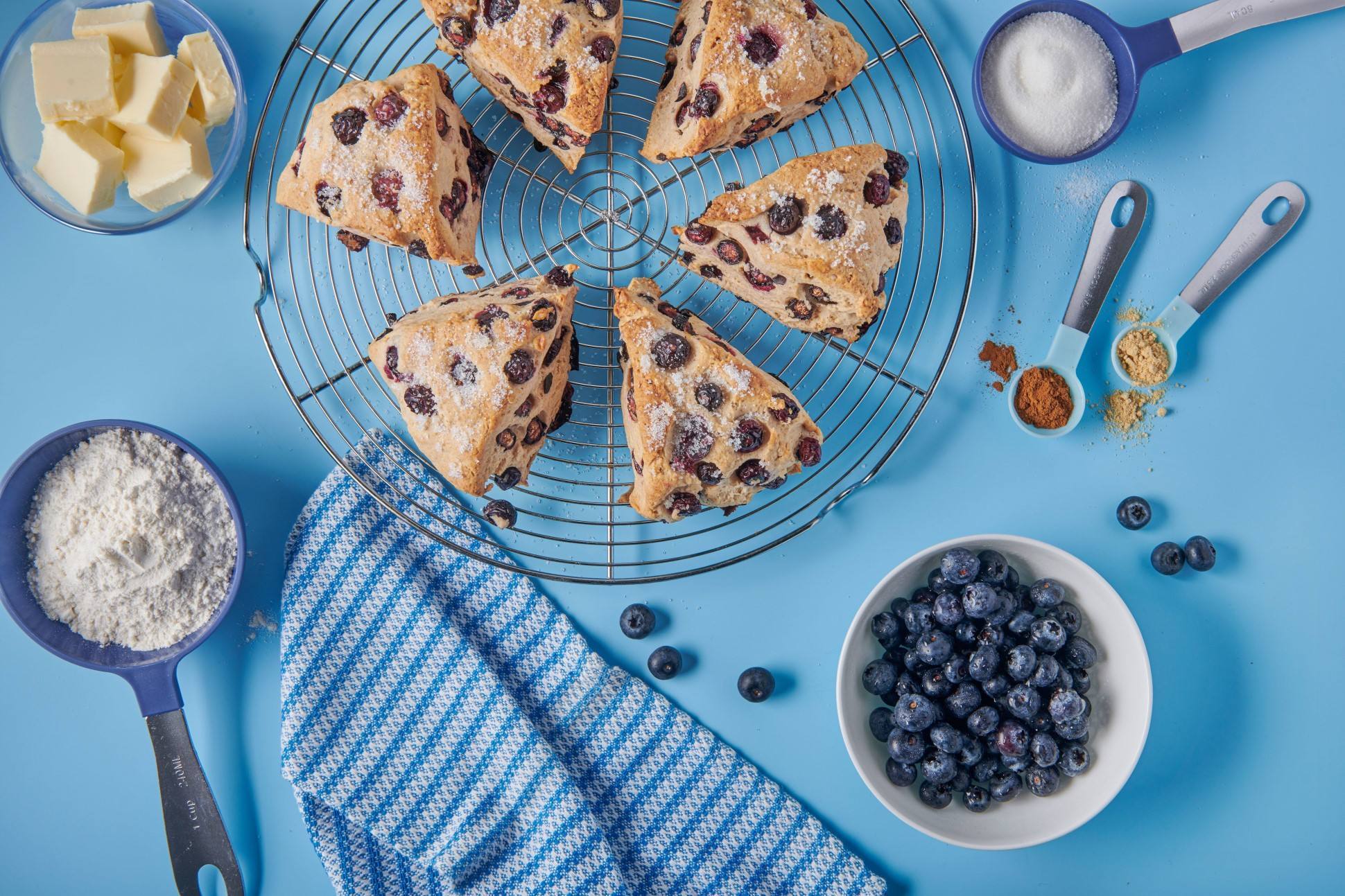 Blueberry Scones| Flora