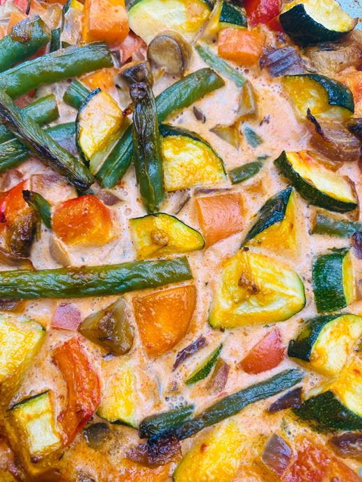 recipe image Creamy Vegetable Bake