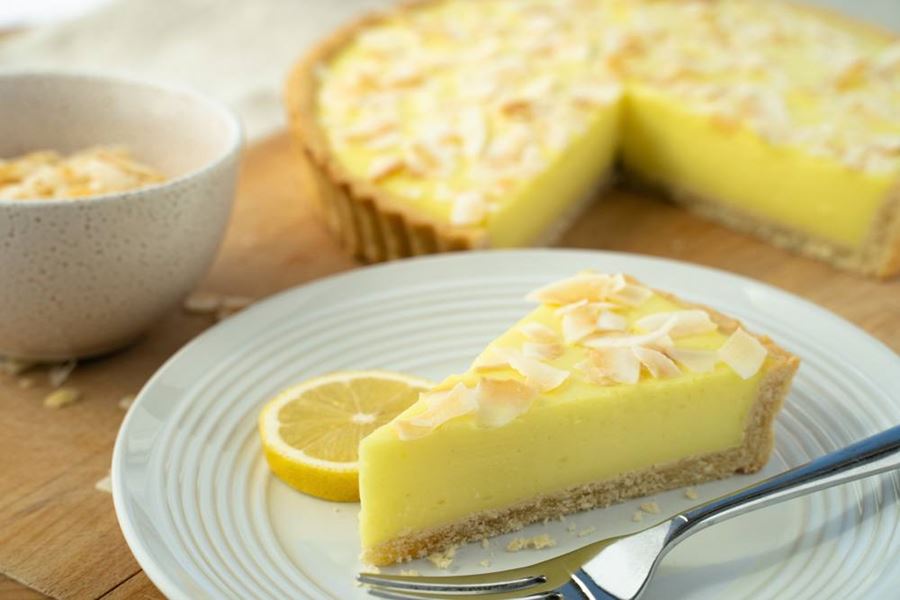 recipe image Tangy Lemon and Coconut Tart