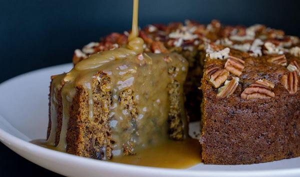 recipe image Sticky date cake with butterscotch sauce