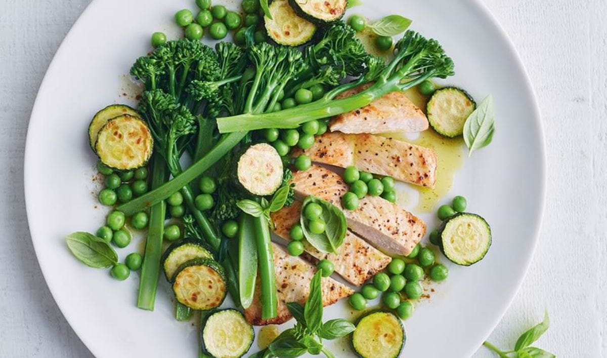 recipe image Garlic butter chicken and vegies